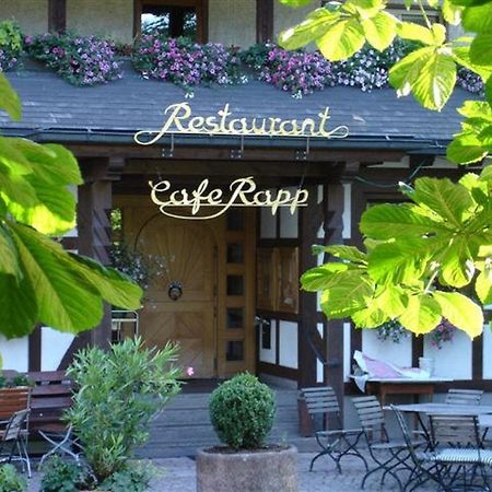 Hotel Restaurant Cafe Rapp Königsfeld im Schwarzwald Eksteriør billede
