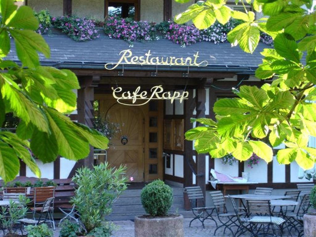 Hotel Restaurant Cafe Rapp Königsfeld im Schwarzwald Eksteriør billede
